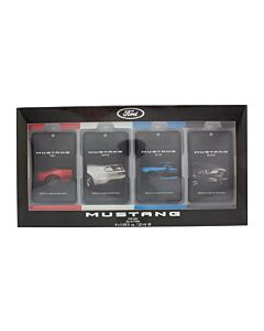 Mustang Ford Gift Set 20ml Red EDT + 20ml White EDT + 20ml Blue EDT + 20ml Black EDT | Maznun Fashion