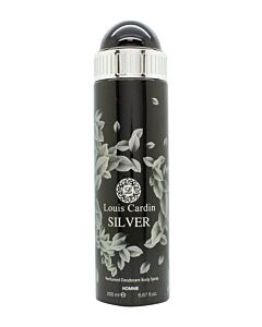 Louis Cardin Silver Deodorant Spray 200ml | Maznun Fashion