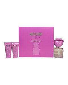 Moschino Toy 2 Bubble Gum Gift Set 50ml EDT + 50ml Body Lotion + 50ml Shower Gel | Maznun Fashion