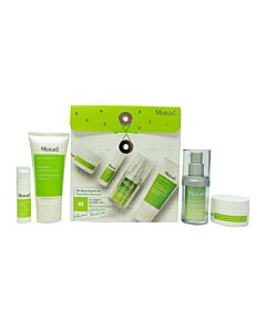 Murad The Derm Report Total Skin Renewal Set 60ml Cleansing Cream + 15ml Serum + 5ml Eye Serum + 15ml Night Cream | Maznun Fashion