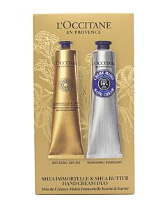 L'Occitane en Provence Hand Cream Gift Set 30ml Immortelle + 30ml Shea | Maznun Fashion