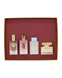 Dolce & Gabbana Miniature Gift Set 5ml Devotion EDP + 5ml Q EDP + 4.5ml Light Blue EDP + 5ml The One EDP | Maznun Fashion