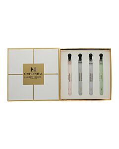 Carolina Herrera Confidential Giftset - 4x4ml Orange Affair EDT Splash - Bergamot Bloom EDT Splash - Vetiver Paradise EDT Splash - Rose Cruise EDT Splash | Maznun Fashion