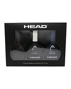 Head Men 3 Piece Gift Set: Attitude EDT 50ml - Fire EDT 50ml - Motion EDT 50ml | Maznun Fashion