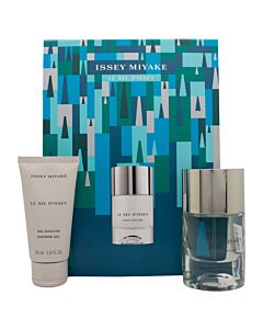 Issey Miyake Le Sel D'Issey Gift Set - 50ml EDT Spray + 50ml Shower Gel | Maznun Fashion