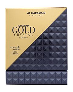 Al Haramain Gold Crystal Sapphire Eau de Parfum 100ml Spray | Maznun Fashion
