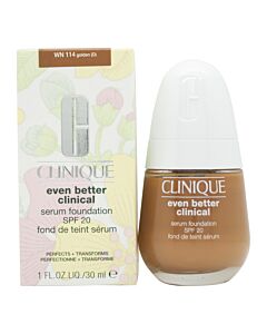 Clinique Even Better Clinical Serum Foundation SPF20 30ml - WN114 Golden | Maznun Fashion