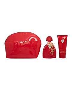 Emanuel Ungaro Diva Rouge Gift Set: EDP 100ml - Body Lotion 100ml - Pouch | Maznun Fashion