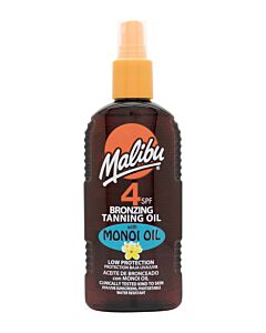 Malibu Bronzing Tanning Oil Spray With Monoi Oil SPF4 200ml | Maznun Fashion