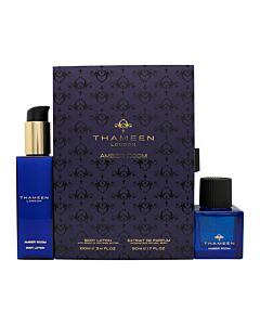 Thameen Amber Room Gift Set: Extrait de Parfum 50ml - Body Lotion 100ml | Maznun Fashion