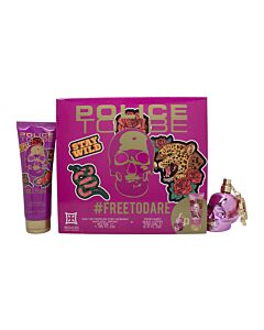Police To Be #Freetodare Women Gift Set 40ml EDP + 100ml Body Lotion | Maznun Fashion