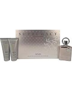 Afnan Supremacy Silver Gift Set - EDP 100ml Spray + 150ml Shower Gel-P697232 | Maznun Fashion
