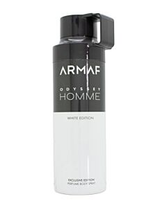 Armaf Odyssey Homme White Edition Perfumed Body Spray 200ml | Maznun Fashion