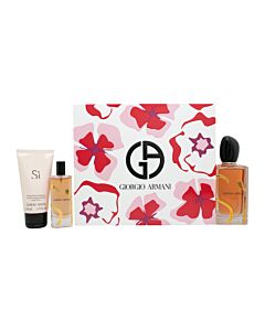 Giorgio Armani SÌ Eau De Parfum Intense Gift Set 100ml EDP + 15ml EDP + 50ml Body Lotion | Maznun Fashion