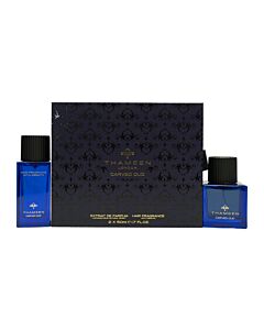 Thameen Carved Oud Gift Set 50ml EDP + 50ml Hair Fragrance Mist | Maznun Fashion