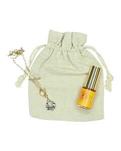 Lalique Soleil Vibrant Gift Set 15ml EDP + Necklace + Bag | Maznun Fashion