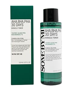 Some By Mi 30 Days AHA-BHA-PHA Miracle Toner 150ml | Maznun Fashion