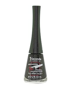 Bourjois 1 Seconde Nail Polish 8ml -  Charcoal Shimmer | Maznun Fashion