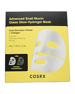 Cosrx Advanced Snail Mucin Glass Glow Hydrogel Face Mask 34g | Maznun Fashion