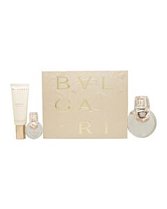 Bvlgari Omnia Crystalline Gift Set 100ml EDT + 15ml EDT + 40ml Handcream | Maznun Fashion