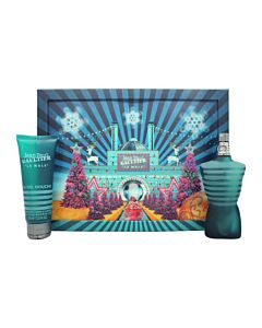 Jean Paul Gaultier Le Male Gift Set 75ml EDT + 75ml All Over Shower Gel (Christmas Edition) | Maznun Fashion