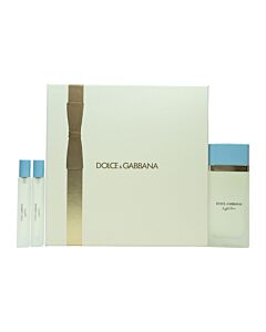 Dolce & Gabbana Light Blue Gift Set 100ml EDT + 10ml EDT + 10ml EDT-B216498 | Maznun Fashion