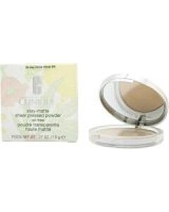 Clinique Stay Matte Sheer Pressed Powder Oil-Free 7.6g - 25 Stay Honey Wheat-N9292214 | Maznun Fashion