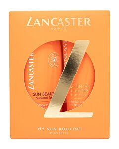 Lancaster My Sun Routine Gift Set - Sun Beauty Sublime Tan SPF 50 Body Milk 175ml +  Golden Tan Maximizer After Sun Lotion 125ml | Maznun Fashion