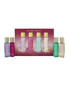 Ellen Tracy Quilted Gift Set 15ml Jasmine EDP + 15ml Magnolia EDP + 15ml Gardenia EDP + 15ml Vanilla EDP | Maznun Fashion