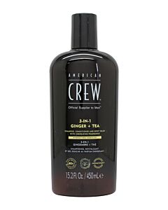 American Crew 3-In-1 Ginger + Tea Shampoo 450ml-J668481 | Maznun Fashion
