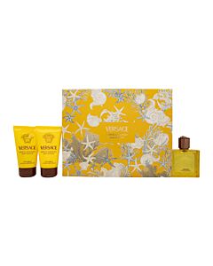 Versace Eros Energy Gift Set 50ml EDP + 50ml Shower Gel + 50ml Aftershave Balm | Maznun Fashion
