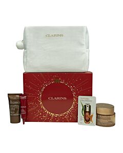 Clarins Extra Firming Gift Set 50ml Day Cream + 15ml Night Cream + 7ml Total Eye Lift + Pouch | Maznun Fashion