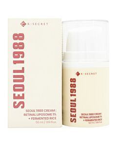 K-Secret Seoul 1988 Retinal Liposome + Fermented Rice Face Cream 50ml | Maznun Fashion