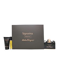 Salvatore Ferragamo Signorina Misteriosa Gift Set 100ml EDP + 50ml Body Lotion + 10ml EDP | Maznun Fashion