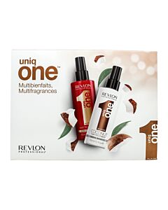 Revlon Uniq One Gift Set 150ml Classic Treatment + 150ml Coconut Treatment | Maznun Fashion