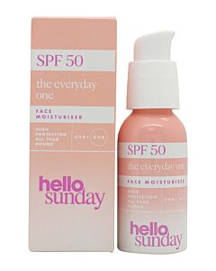 Hello Sunday The Everyday One Face Moisturiser SPF50 50ml | Maznun Fashion