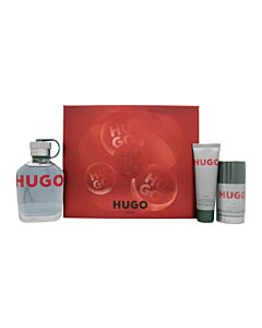Hugo Boss Hugo Gift Set 125ml EDT + 50ml Shower Gel + 75ml Deodorant Spray | Maznun Fashion