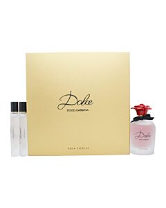 Dolce & Gabbana Dolce Rosa Excelsa Gift Set 75ml EDP + 2 x 7.4ml | Maznun Fashion