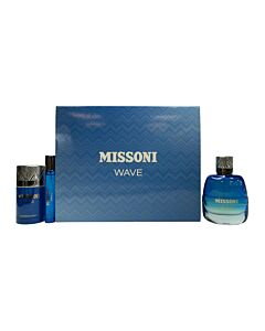 Missoni Missoni Wave Gift Set 100ml EDT + 10ml EDT + 75ml Deodorant Stick | Maznun Fashion