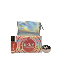 DKNY Be Delicious Fresh Blossom Gift Set 100ml EDP + 125ml Body Mist + Pouch | Maznun Fashion