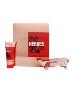 Carolina Herrera 212 Heroes Forever Young Gift Set 80ml EDP + 100ml Body Lotion | Maznun Fashion