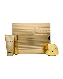 Paco Rabanne Lady Million Gift Set 50ml EDP + 75ml Body Lotion + 10ml EDP | Maznun Fashion
