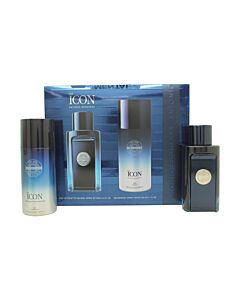 Antonio Banderas The Icon Gift Set 100ml EDT + 150ml Deodorant Spray | Maznun Fashion