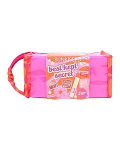 Sunkissed Best Kept Secret Gift Set 4g Highlighter + 4g Bronzer + 4.3ml Lip Oil + 4.2g Eyeshadow + 1x Scrunchie + 1x Cosmetic Bag | Maznun Fashion